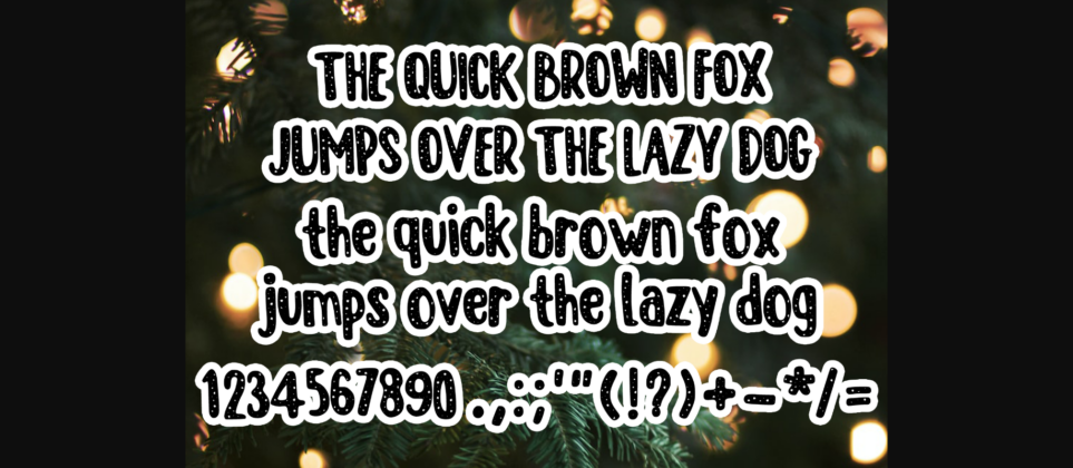 Shining Stars Font Poster 6