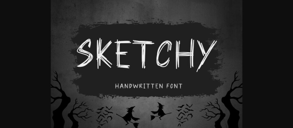 Sketchy Font Poster 3