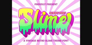 Slime Font Poster 1