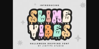 Slime Vibes Font Poster 1