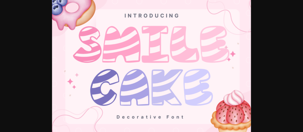 Smile Cake Font Poster 3