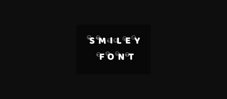 Smiley Font Poster 3