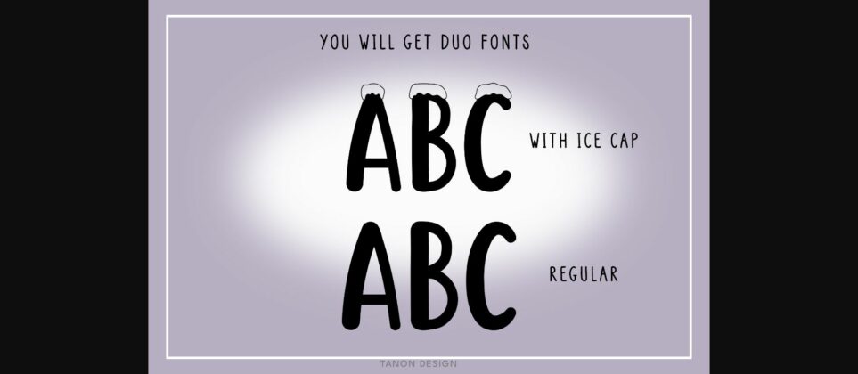 Snow Place Font Poster 2