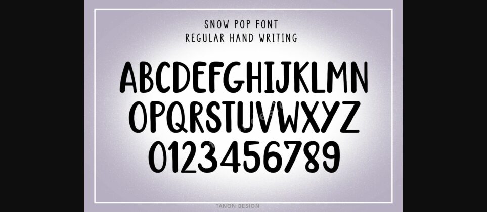 Snow Place Font Poster 6