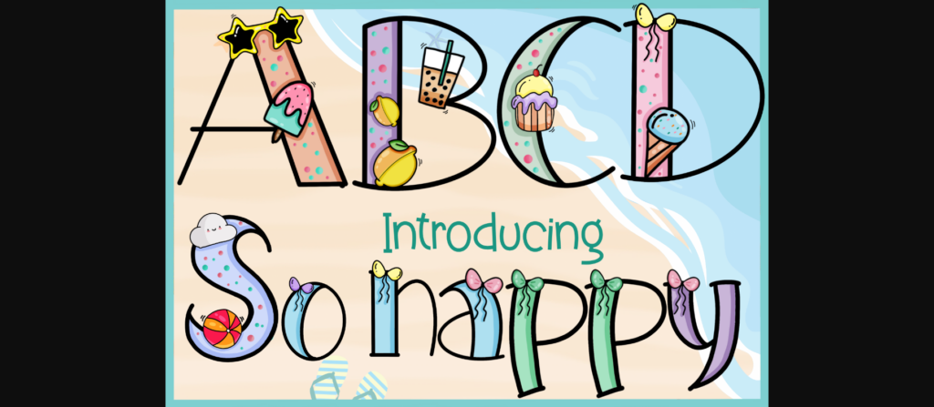 So Happy Font Poster 1