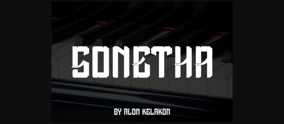 Sonetha Font Poster 3