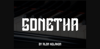 Sonetha Font Poster 1