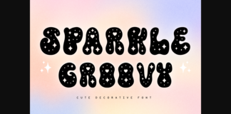 Sparkle Groovy Font Poster 1