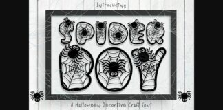 Spider Boy Font Poster 1