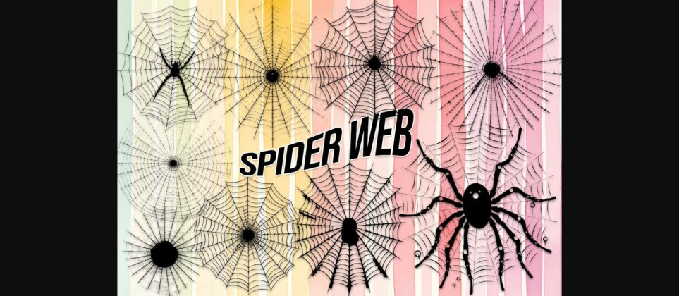 Spider Web Font Poster 3