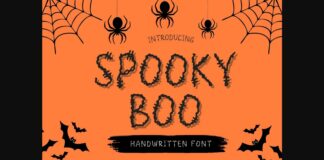 Spooky Boo Font Poster 1