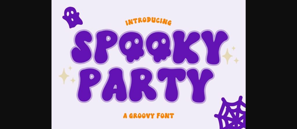 Spooky Party Font Poster 1