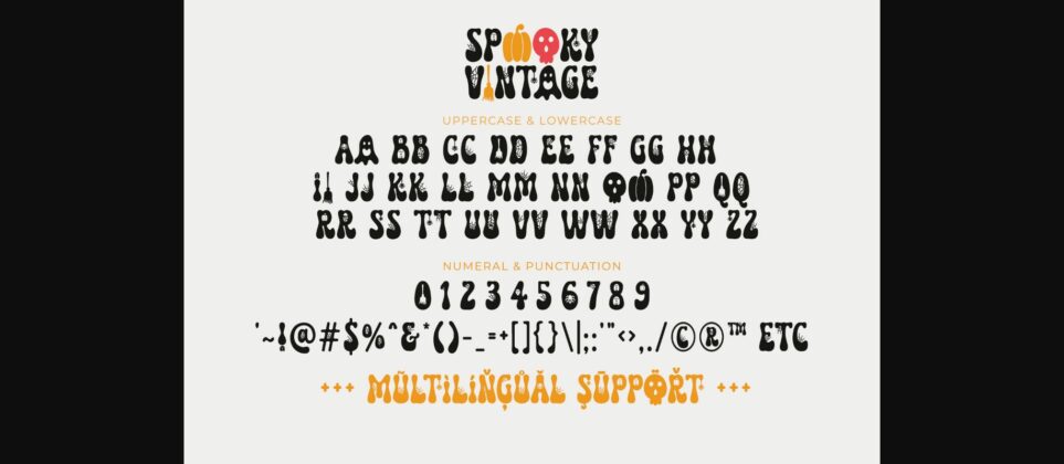 Spooky Vintage Font Poster 9