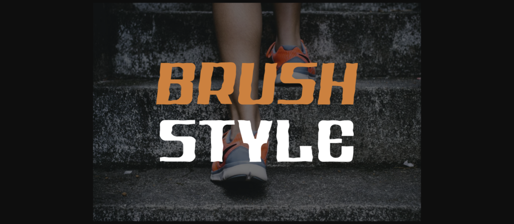 Sport Gazenox Brush Font Poster 4