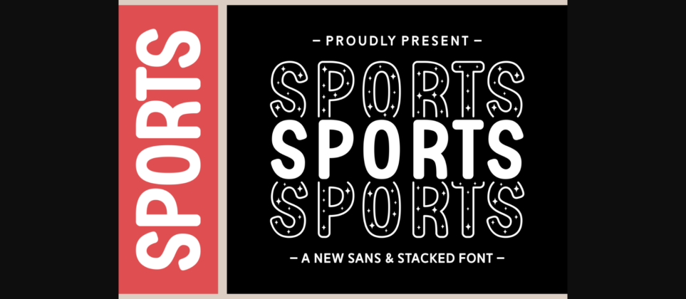 Sports Font Poster 3