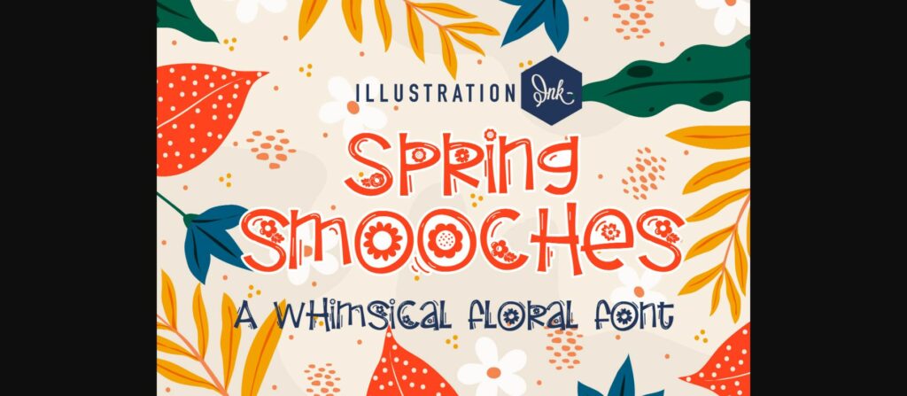 Spring Smoochies Font Poster 3