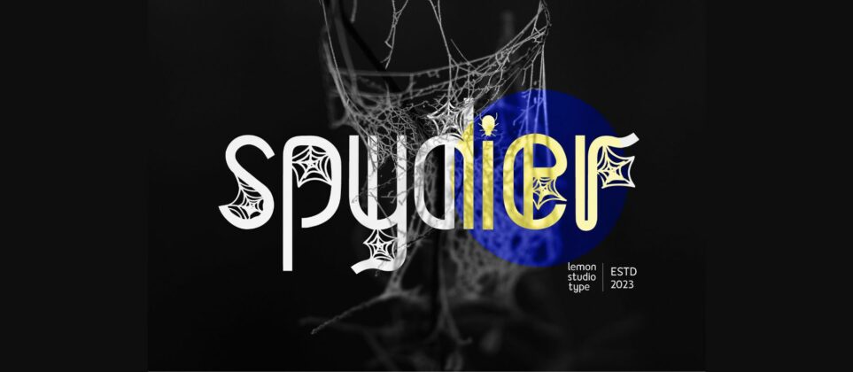 Spydier Font Poster 3