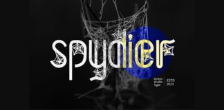 Spydier Font Poster 1