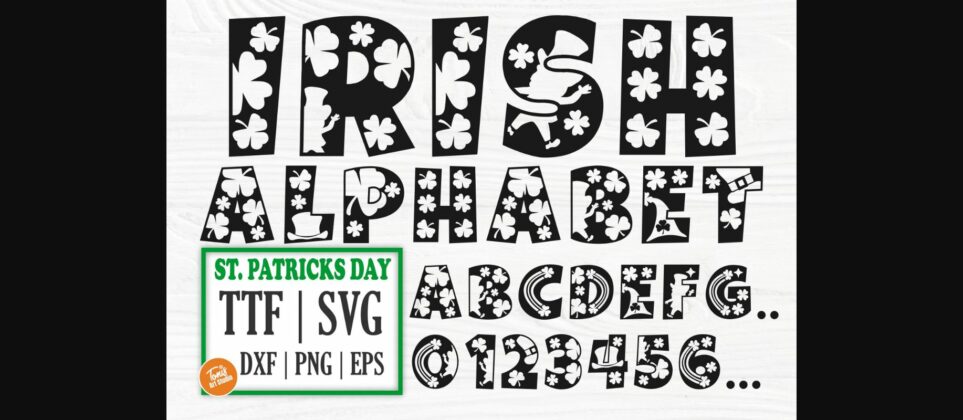 St Patricks Day Font Poster 3