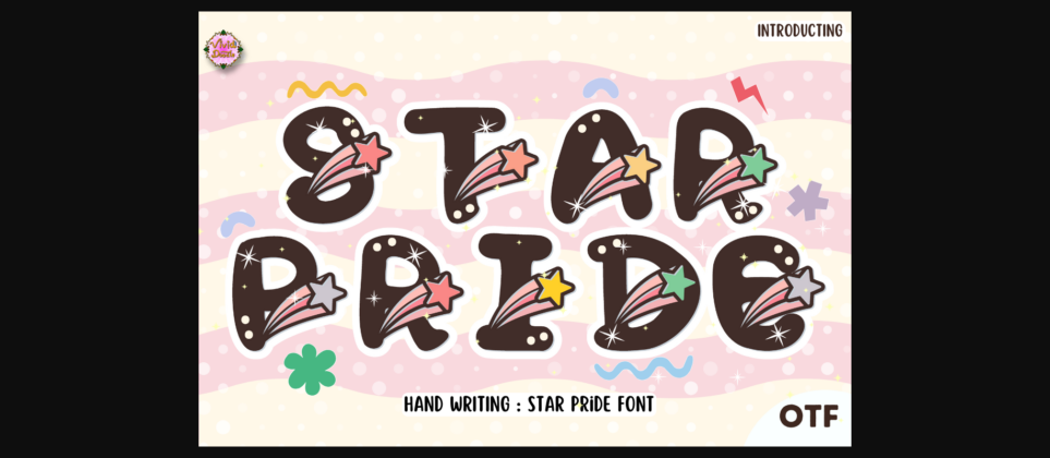 Starpride Font Poster 3