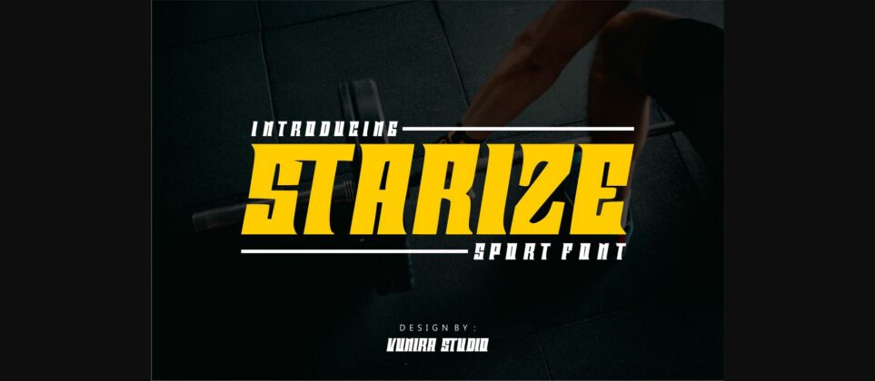 Starize Font Poster 3