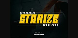 Starize Font Poster 1