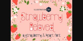 Strawberry Beloved Font Poster 1