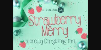 Strawberry Merry Font Poster 1