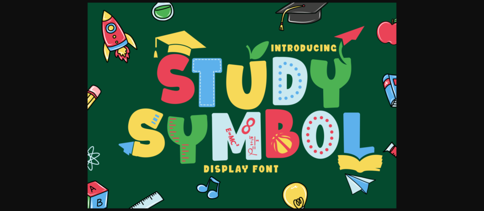 Study Symbol Font Poster 3