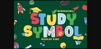 Study Symbol Font Poster 1