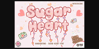 Sugar Heart Font Poster 1