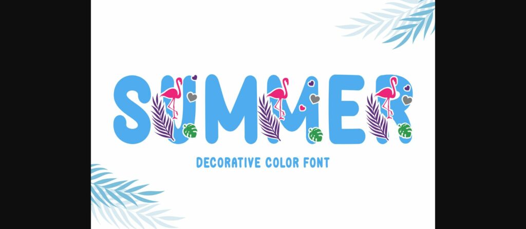 Summer Font Poster 1