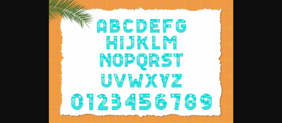 Summer Font Poster 6