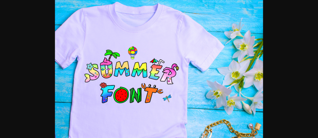 Summer Font Poster 7