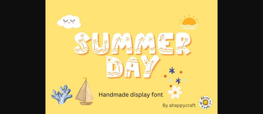 Summer Breeze Font Poster 9