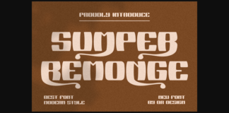 Sumper Remonge Font Poster 1