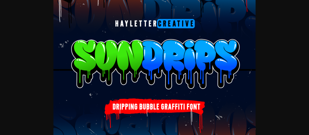 Sundrips Font Poster 3