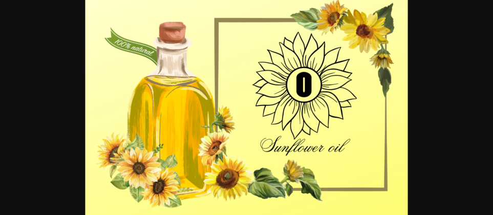Sunflower Font Poster 8