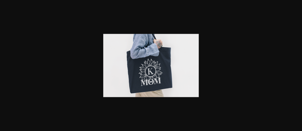 Sunflower Mom Monogram Font Poster 9