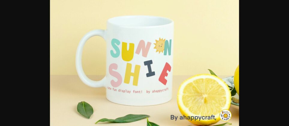 Sunshine Font Poster 5