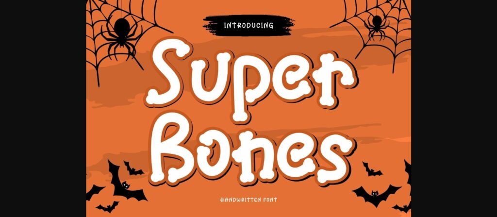 Super Bones Font Poster 3