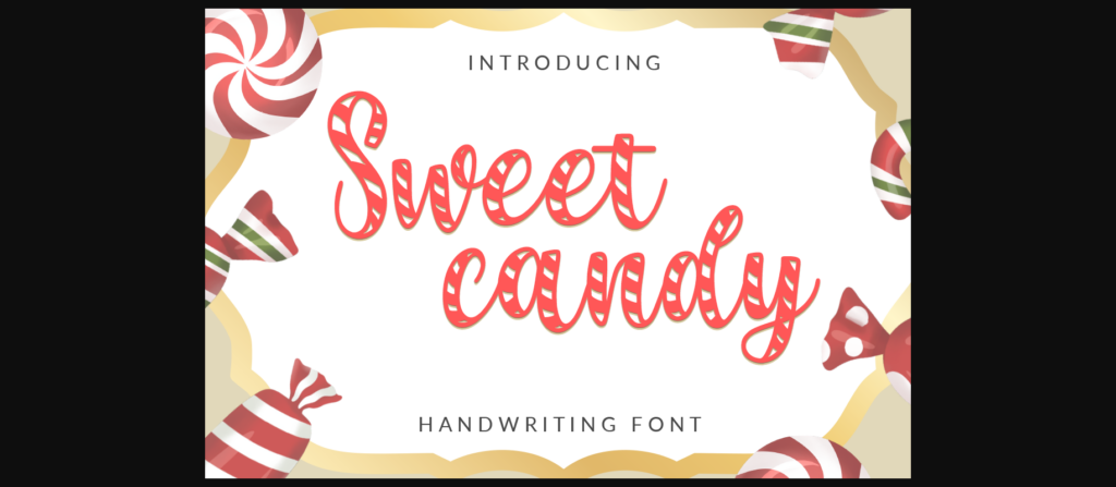 Sweet Candy Font Poster 3