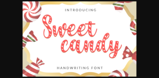 Sweet Candy Font Poster 1