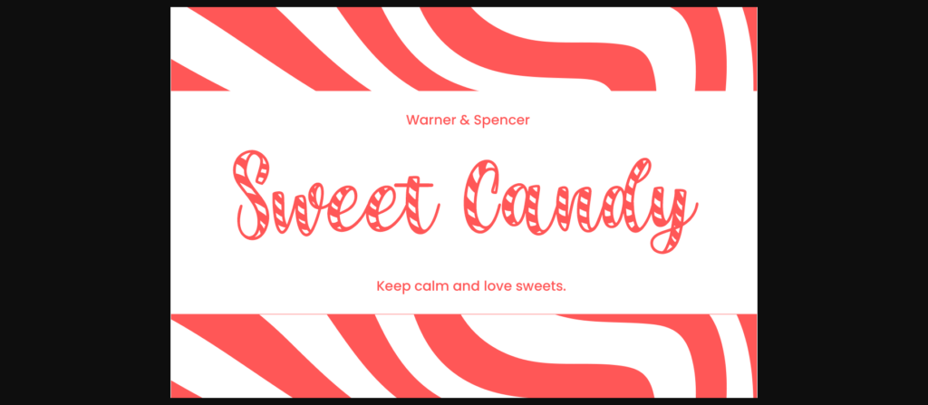 Sweet Candy Font Poster 4