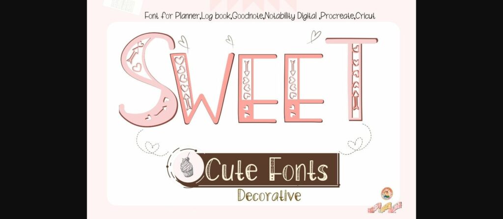 Sweet Heart Font Poster 1