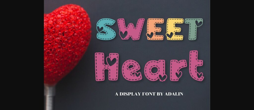 Sweet Heart Font Poster 1