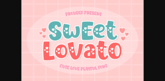 Sweet Lovato Font Poster 1