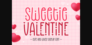 Sweetie Valentine Font Poster 1