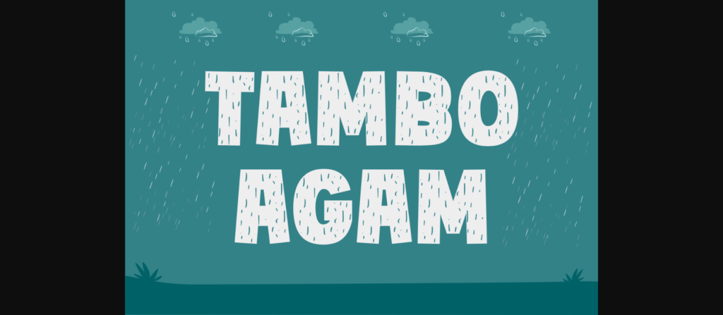 Tambo Agam Font Poster 3