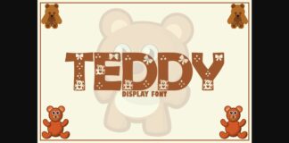 Teddy Font Poster 1